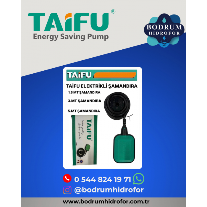 TAİFU ELEKTRİKLİ ŞAMANDIRA 5 MT