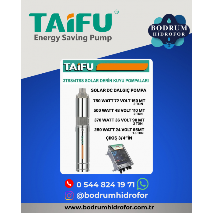 SOLAR DC DALGIÇ POMPA 750 WATT SOLAR DC DALGIÇ POMPA 750 WATT